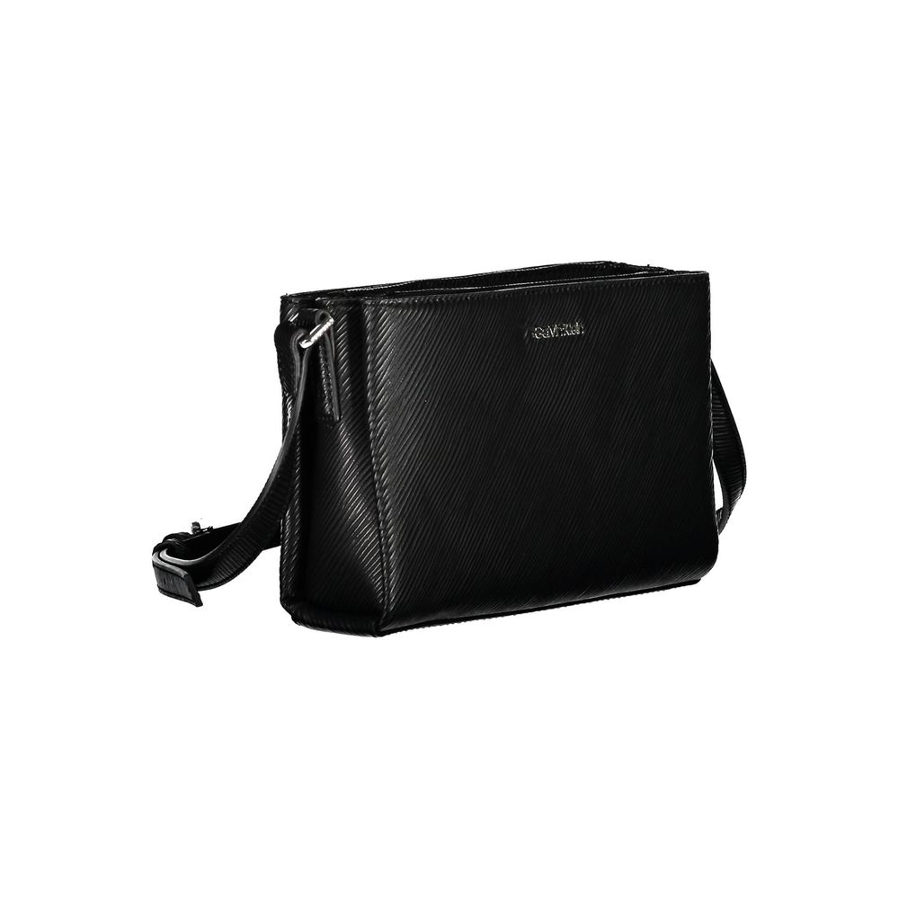 Calvin Klein Schwarze Polyester Handtasche