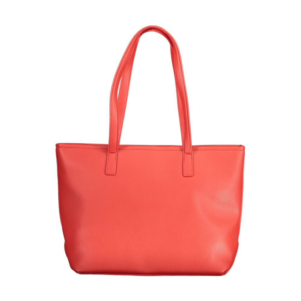 Mario Valentino Rote Polyethylen-Handtasche