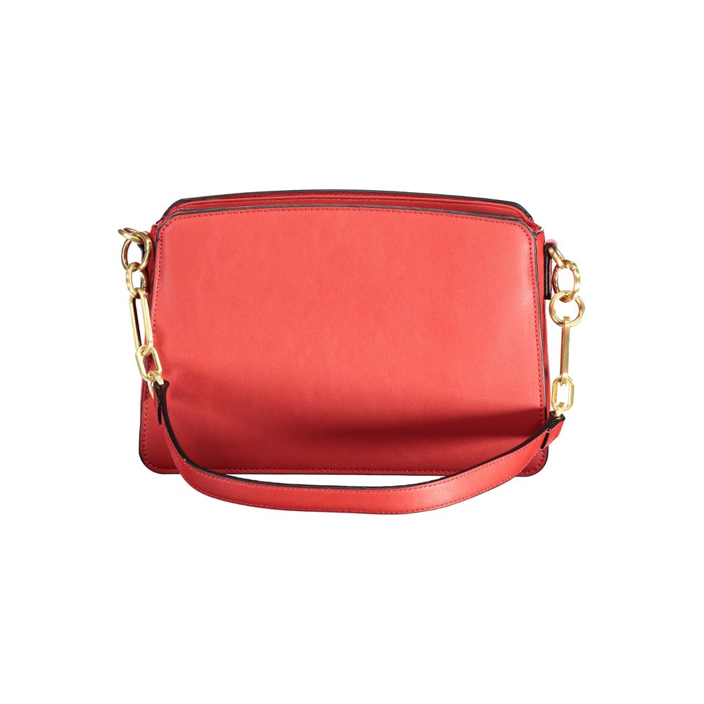 Mario Valentino Rote Polyethylen-Handtasche