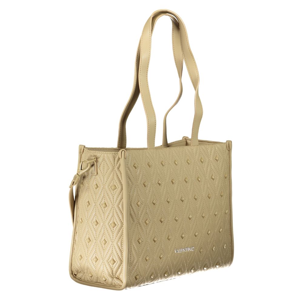 Mario Valentino Beige Polyester Handtasche