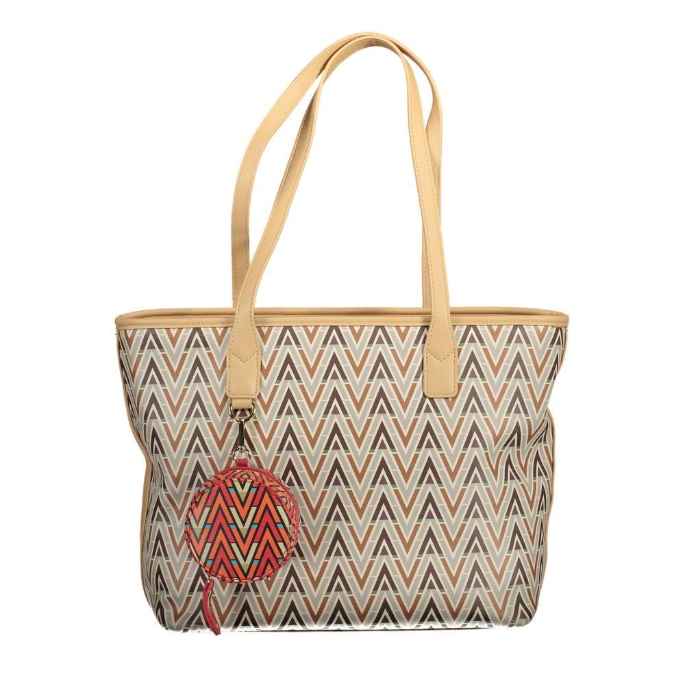 Mario Valentino Beige Polyethylen Handtasche