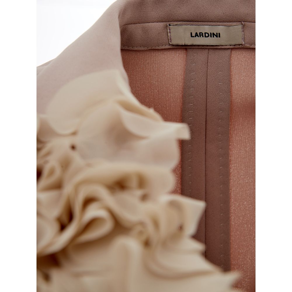Lardini Grauer Polyester-Mantel