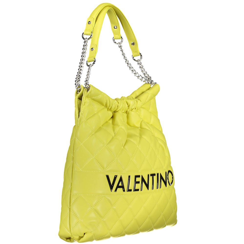 Mario Valentino Gelbe Polyethylen-Handtasche