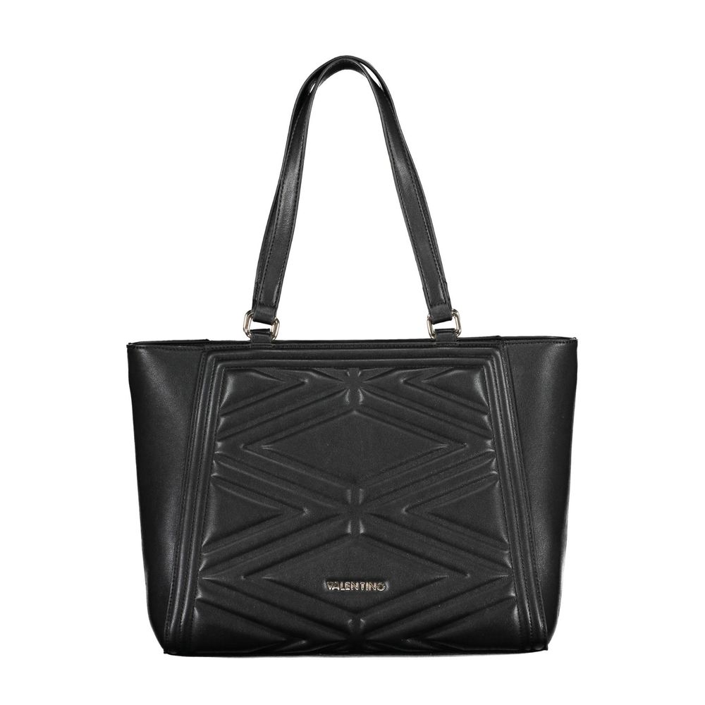 Mario Valentino Schwarze Polyethylen-Handtasche