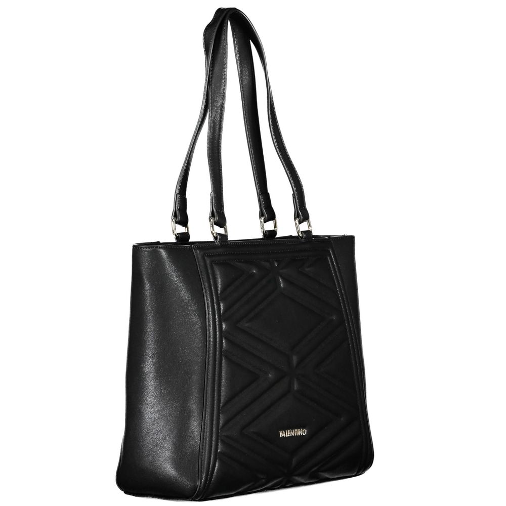 Mario Valentino Schwarze Polyethylen-Handtasche