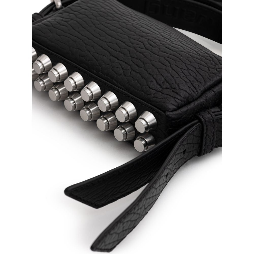 Alexander Wang Schwarze Leder-Umhängetasche