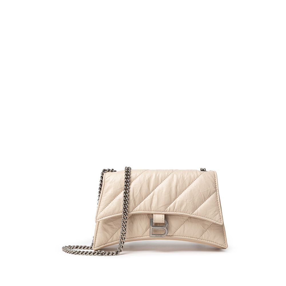 Balenciaga Beige Leder Umhängetasche