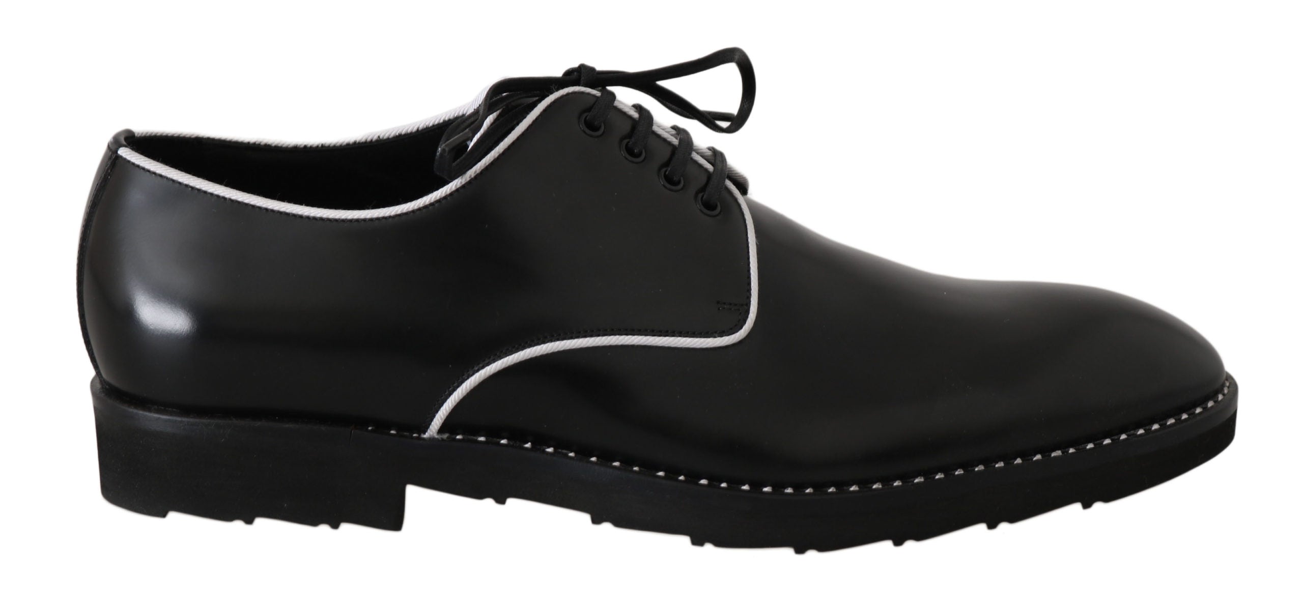 Dolce &amp; Gabbana Elegant derby shoes made of black leather