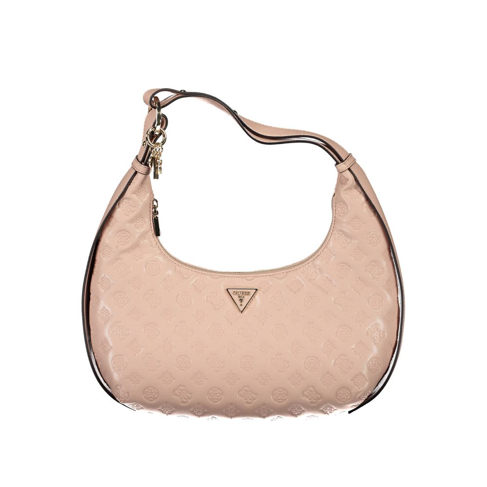 Guess Jeans Rosa Polyethylen-Handtasche