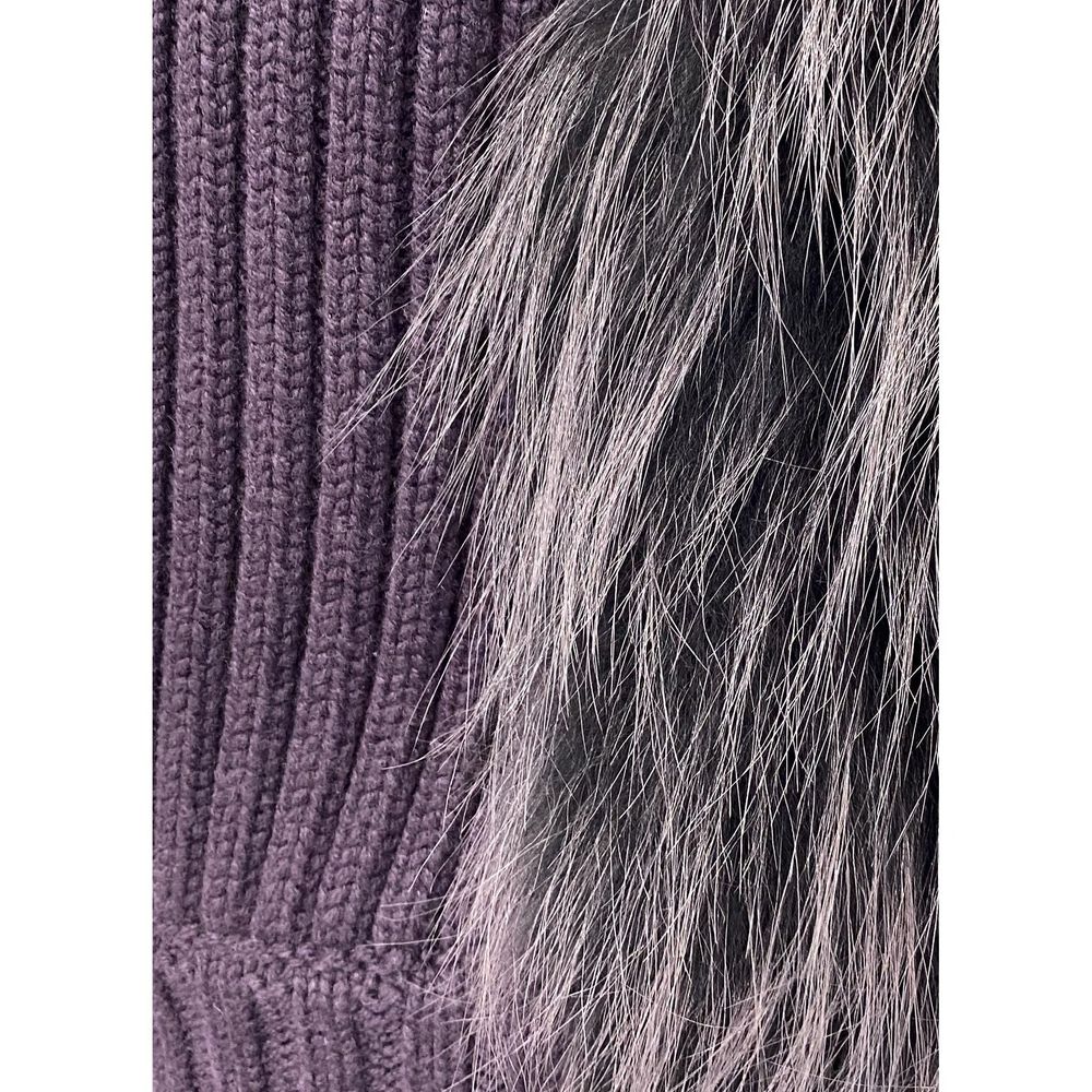 Fabiana Filippi Ärmellose Jacke aus Merinowolle in Rot