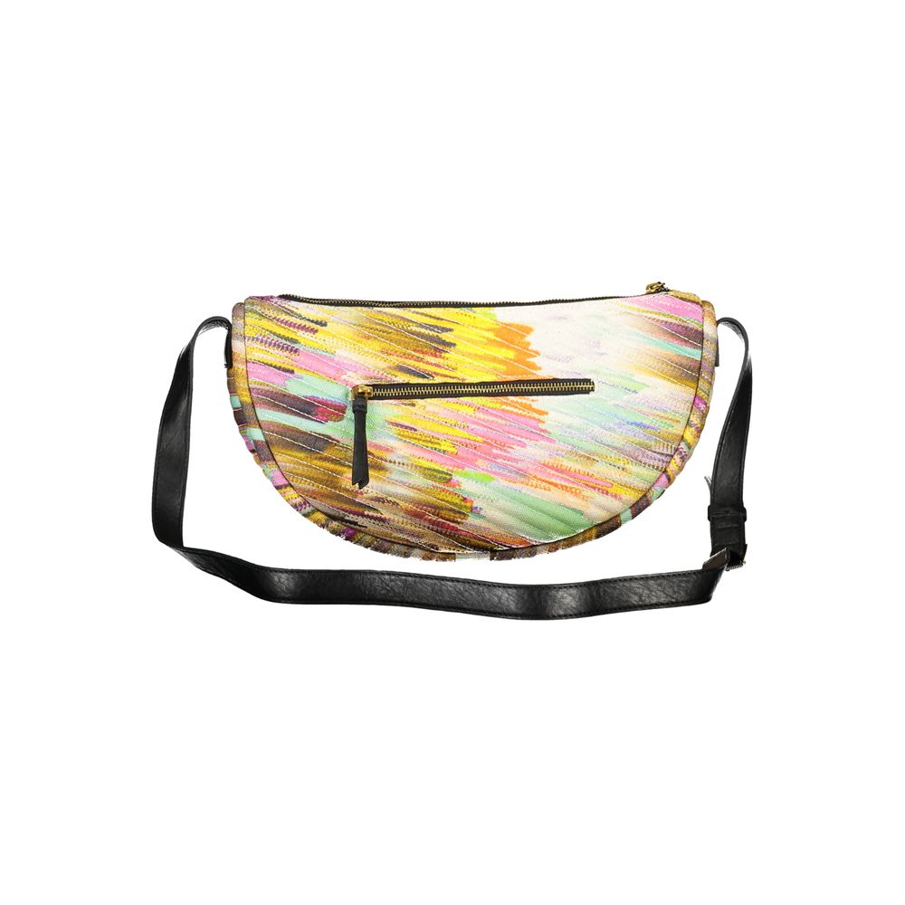 Desigual Gelbe Polyester-Handtasche