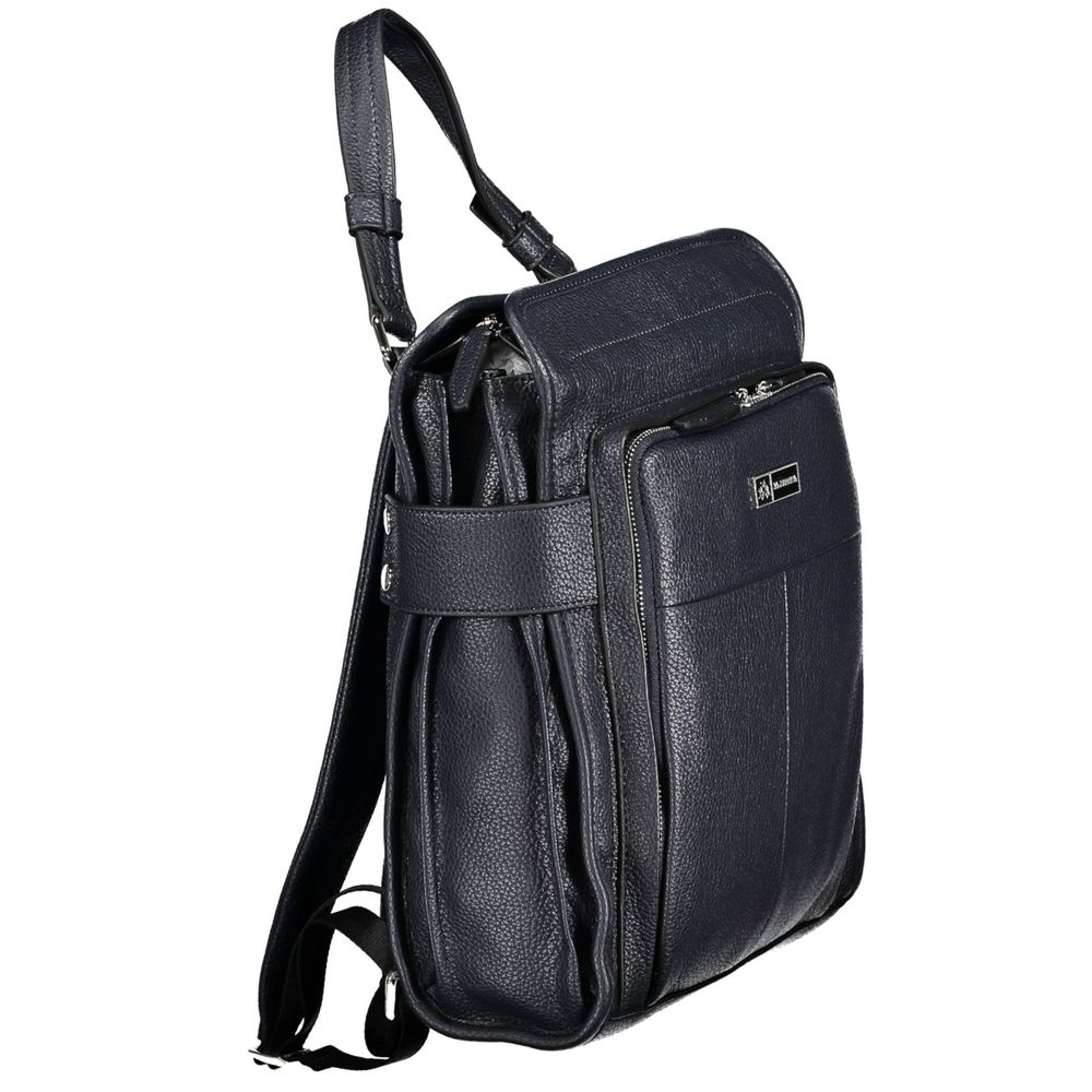 La Martina Blauer Polyethylen-Rucksack