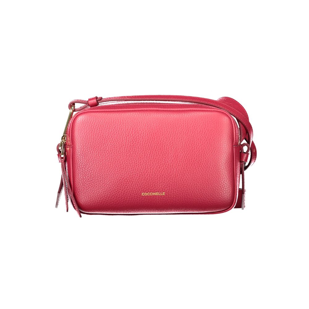 Coccinelle Rote Lederhandtasche