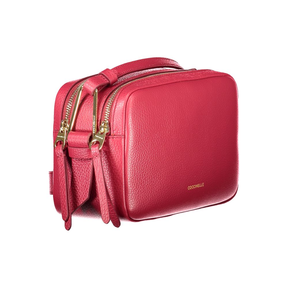 Coccinelle Rote Lederhandtasche