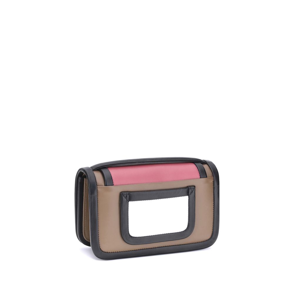 Pierre Hardy Schultertasche aus Kalbshaut Bos Taurus in Mehrfarben