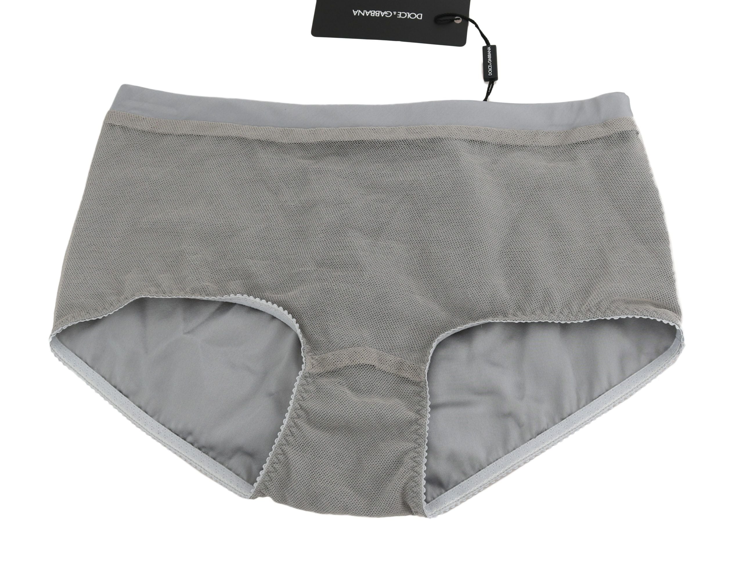 Dolce &amp; Gabbana underwear silver with net silk bottom