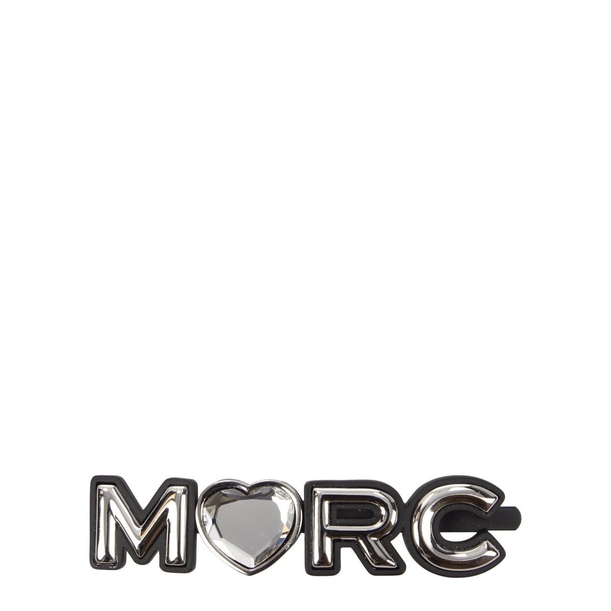 Marc Jacobs gri pirinç saç tokaları