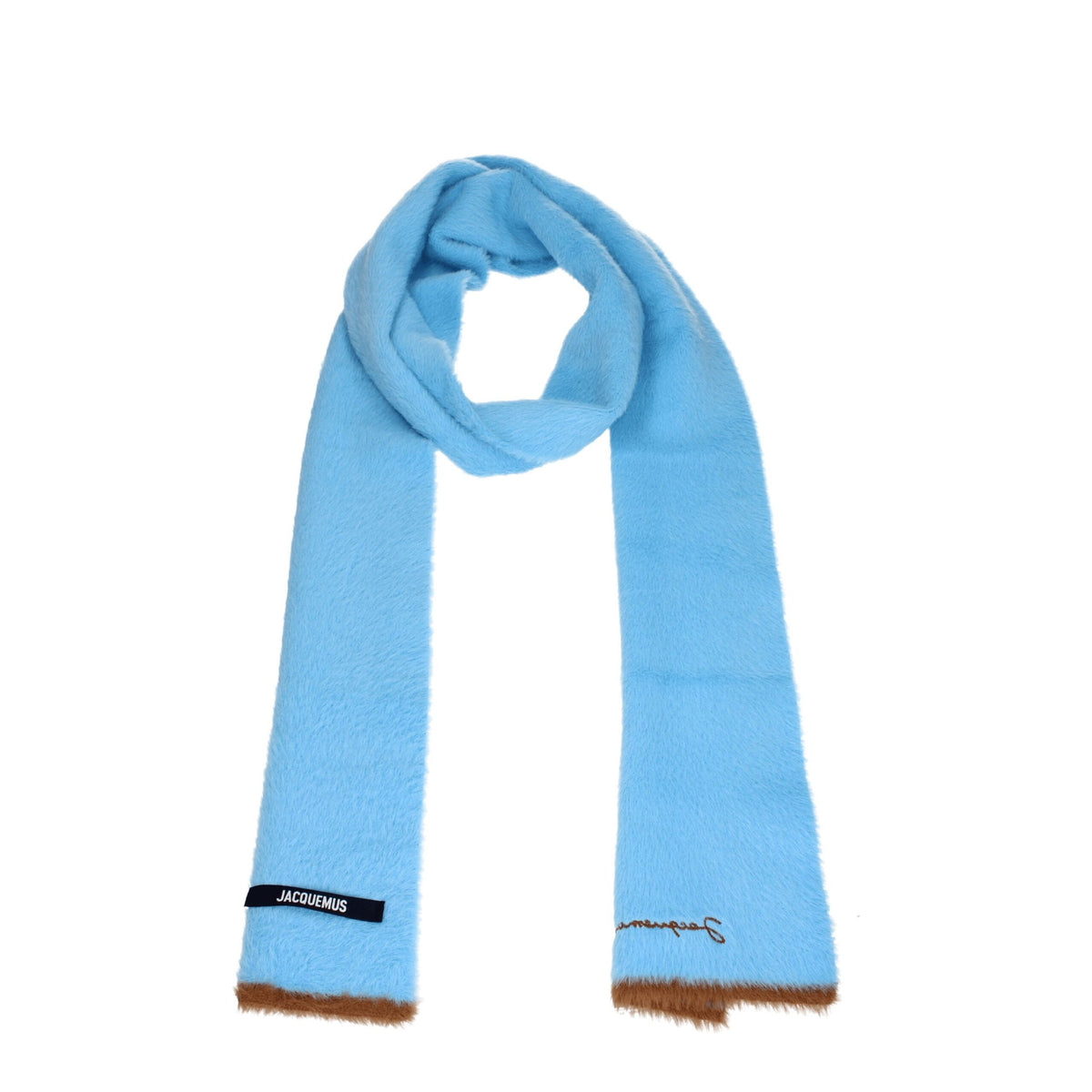 Jacquemus Hellblaue Polyamid-Schals