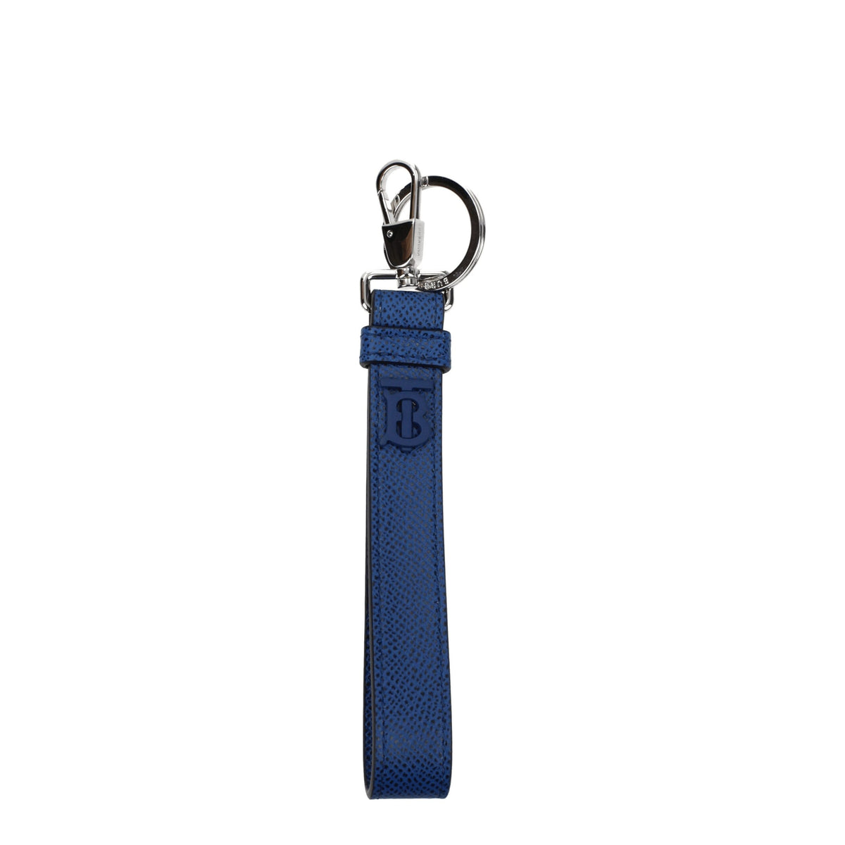 Burberry Schlüsselanhänger aus blauem Leder