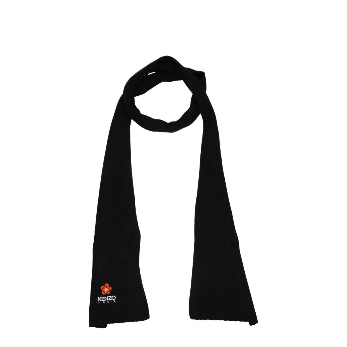 Kenzo Schwarze Wollschals