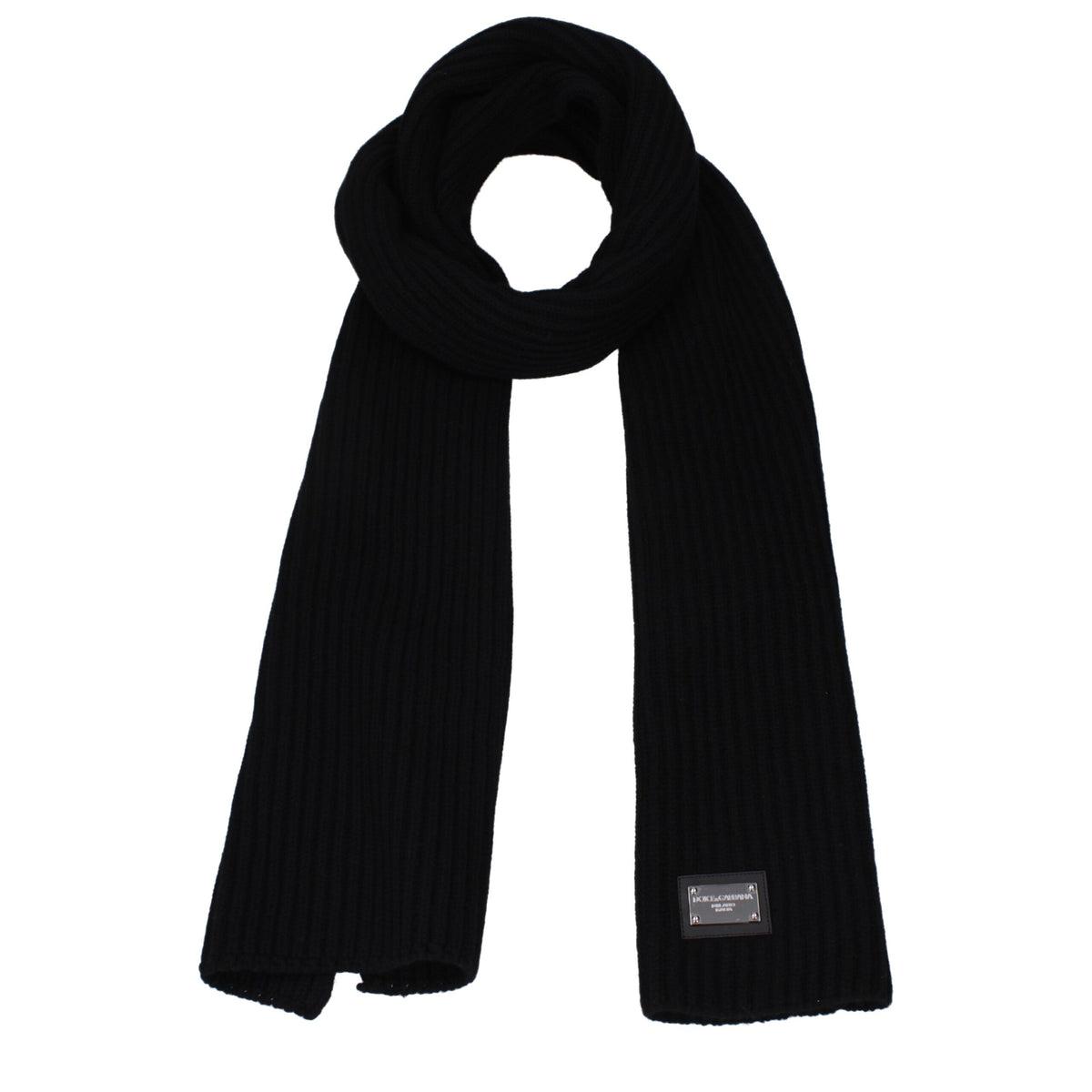 Dolce & Gabbana Schwarze Wollschals