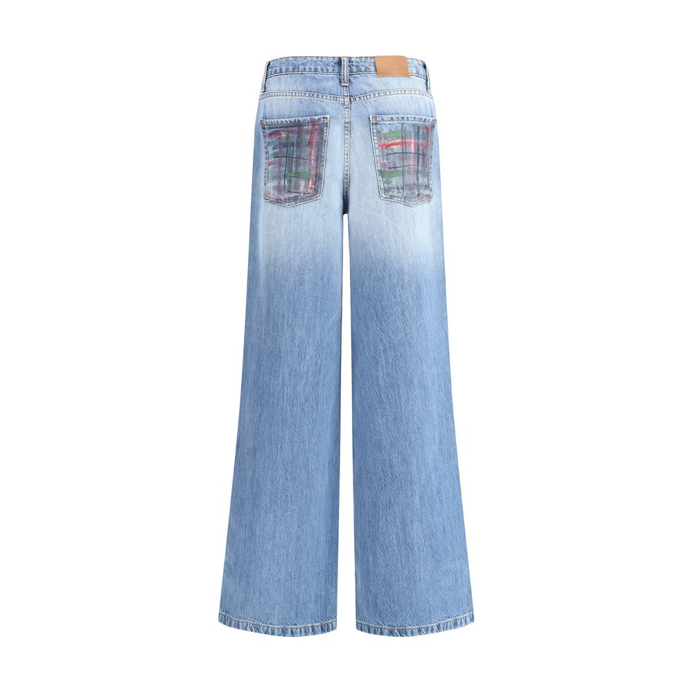 Ella Blaue Baumwoll-Jeans aus Denim