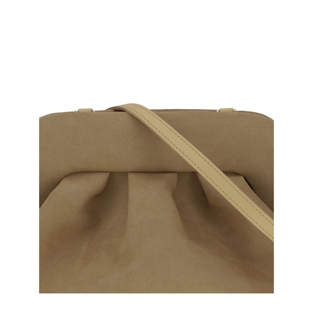THEMOIRè Beige Clutch Bag aus anderen Fasern