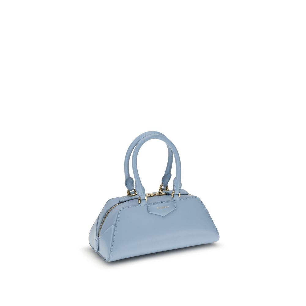 Givenchy Hellblaue Kalbshaut Bos Taurus Handtasche