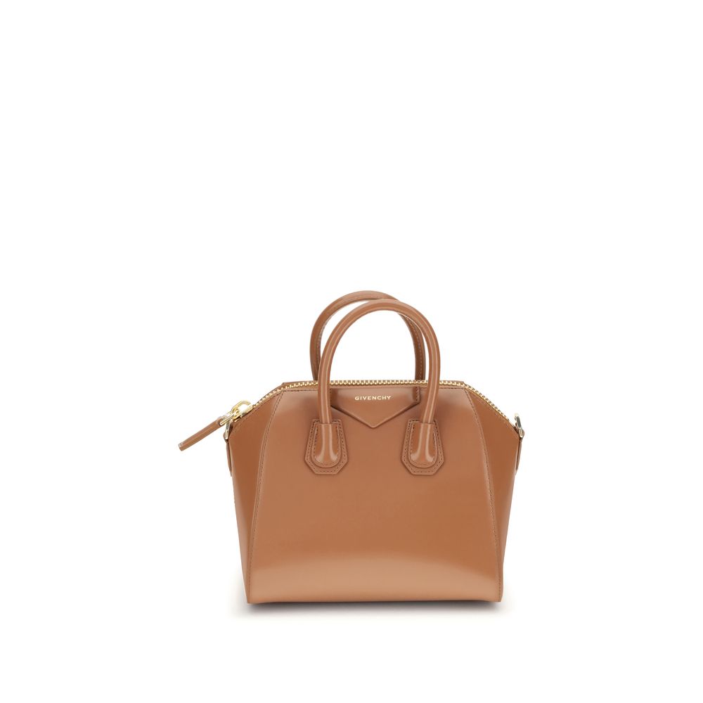Givenchy Handtasche aus braunem Kalbsleder Bos Taurus