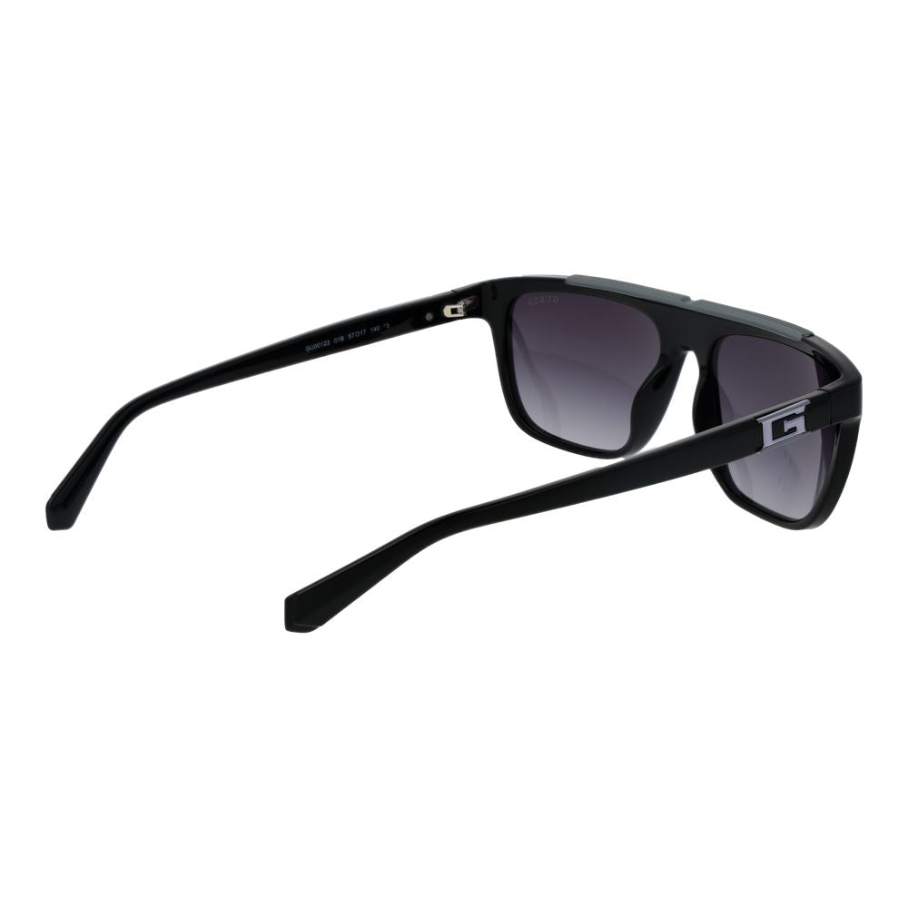 Guess Sonnenbrille aus schwarzem Edelstahl