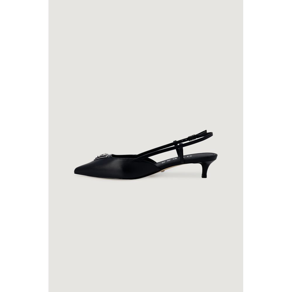 Guess Schwarze Polyester-Pumps mit hohem Absatz