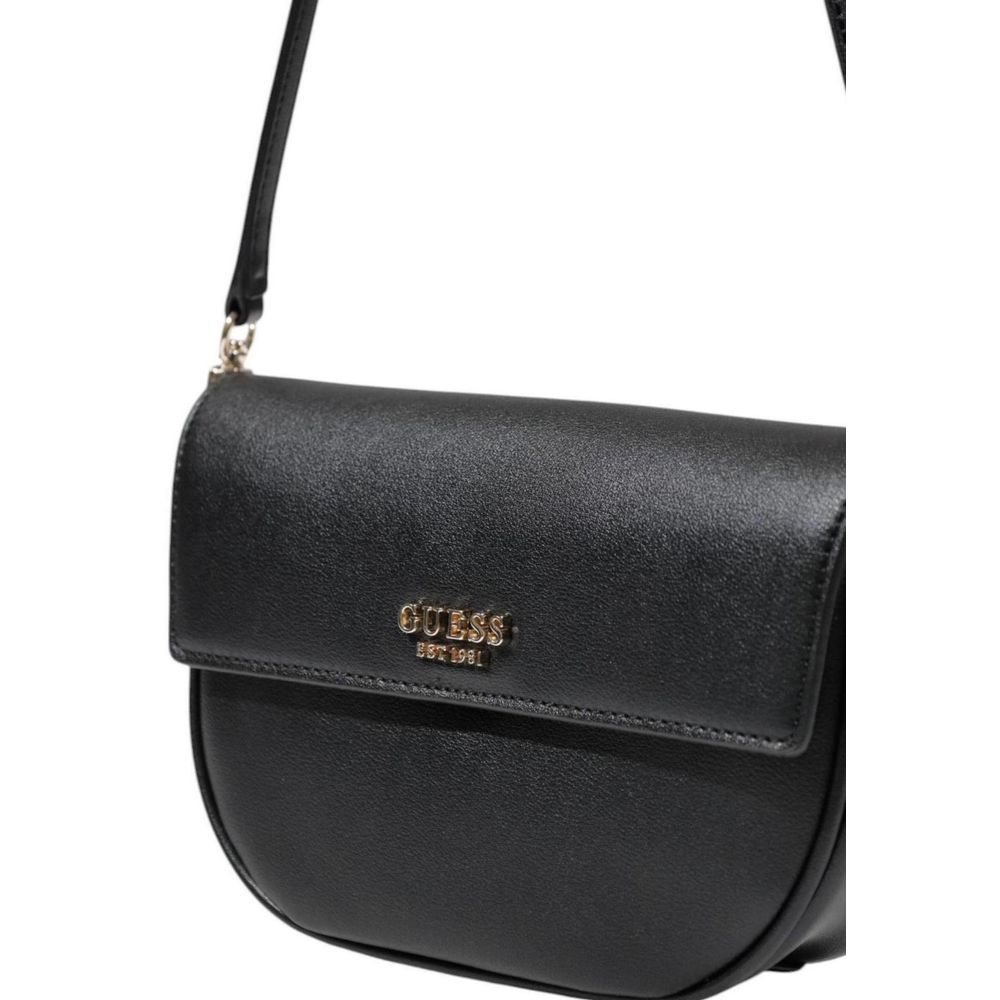 Guess Schwarze Polyethylen-Handtasche