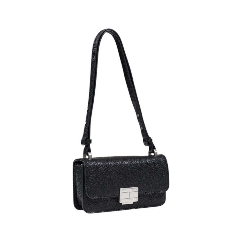 Tommy Hilfiger Jeans Schwarze Polyethylen-Handtasche