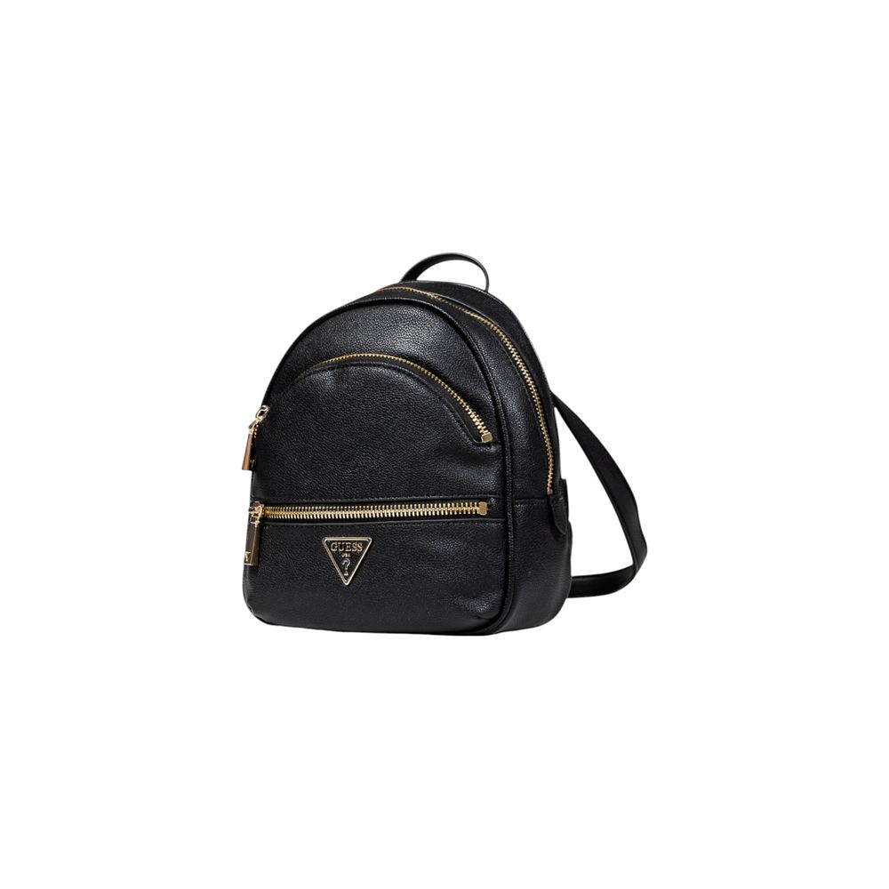 Guess Schwarzer Kunstleder-Rucksack