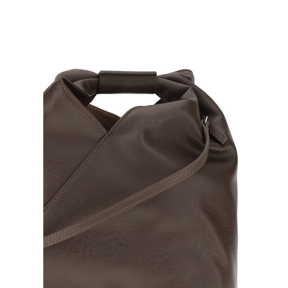 MM6 Braune Schultertasche aus Polyethylen