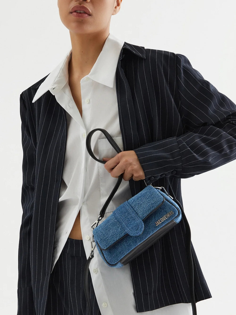 Jacquemus Denim Le Bambimou Petit Handtasche