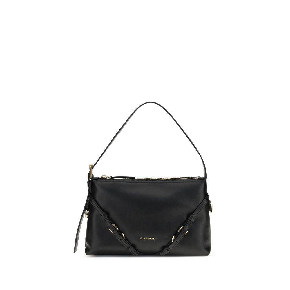Givenchy Schwarze Kalbshaut Bos Taurus Schultertasche