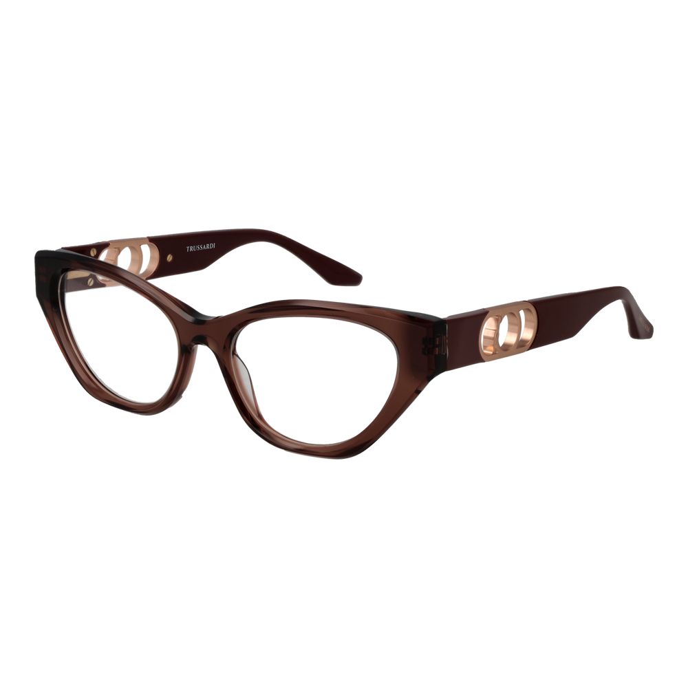 Trussardi Brillenrahmen aus braunem Acetat