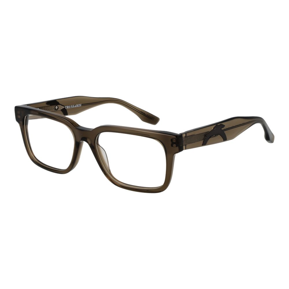 Trussardi Brillengestell aus braunem Acetat