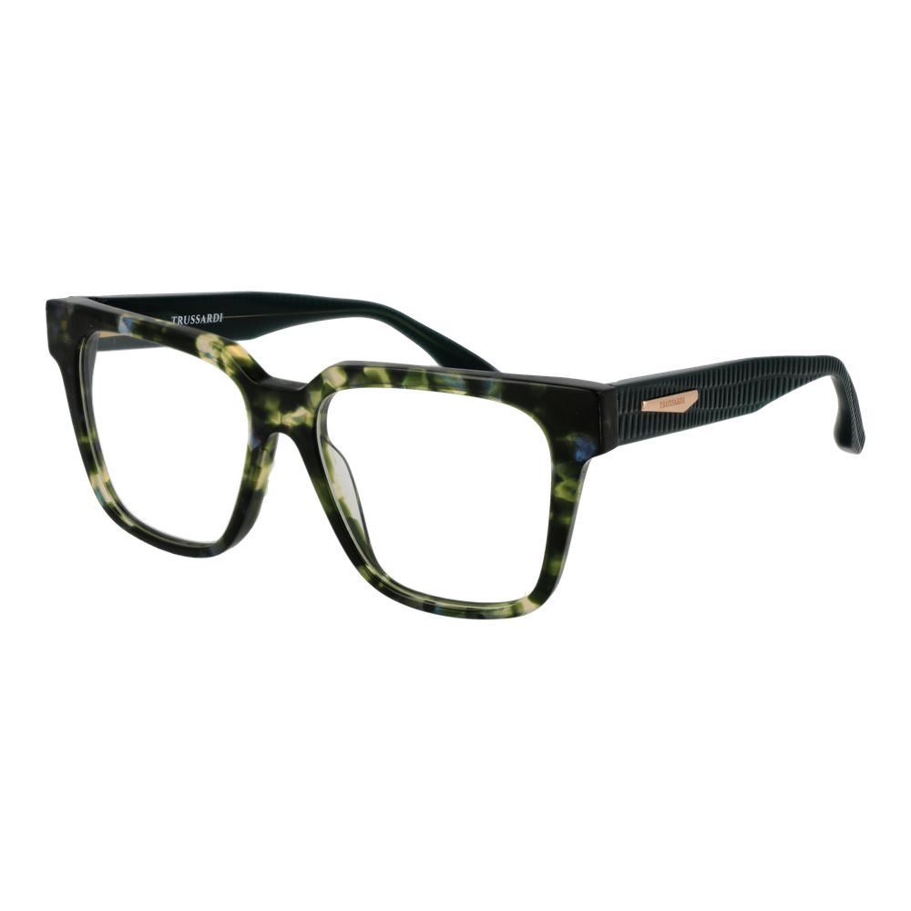 Trussardi Grüne Acetat-Brille (Gestell)