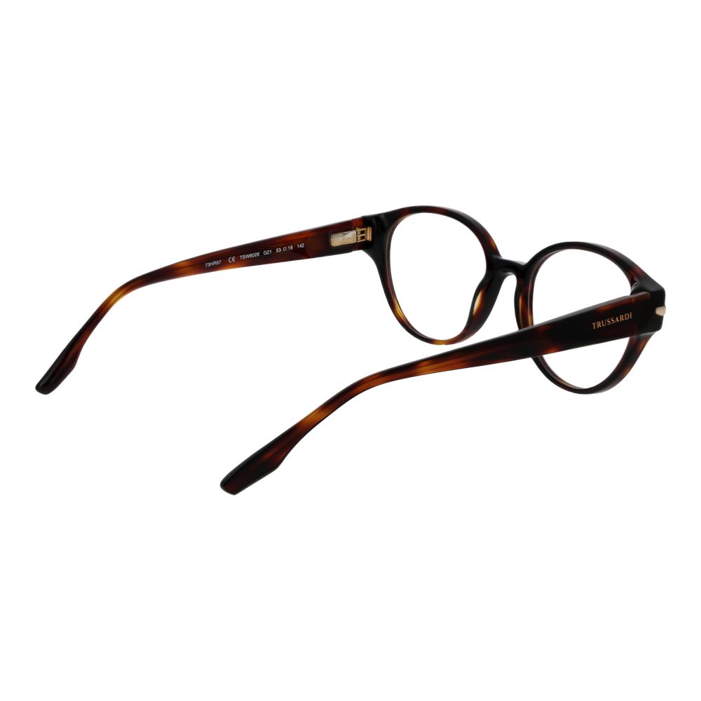 Trussardi Braune Acetat-Brille (Gestell)