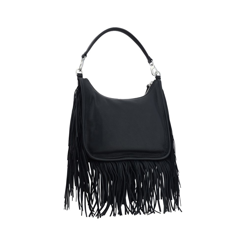 Pierre Hardy Schwarze Schultertasche aus Kalbshaut Bos Taurus