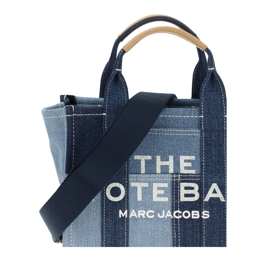 Marc Jacobs Blaue Baumwoll-Umhängetasche